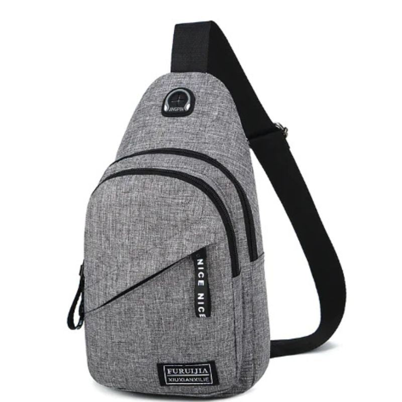 Men Women Sling Bag Crossbody Shoulder Backpack